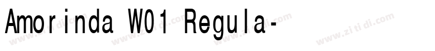 Amorinda W01 Regula字体转换 Amorinda W01 Regula字体转换